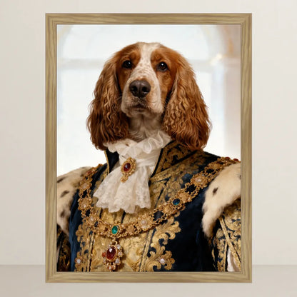 Ritratto pets Il Re | Incorniciamoci