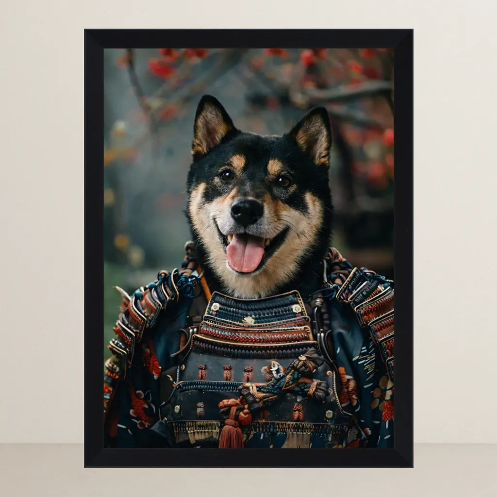 Ritratto pets Il Samurai | Incorniciamoci