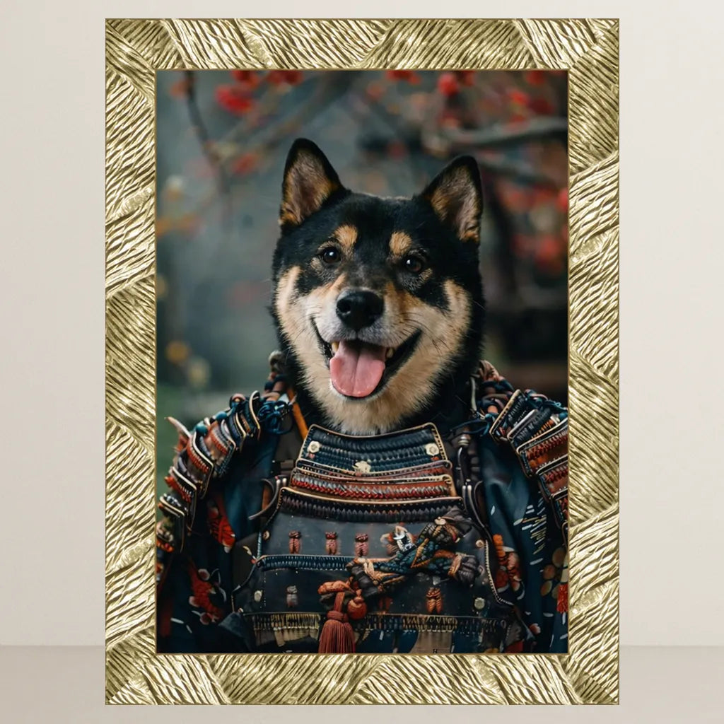 Ritratto pets Il Samurai | Incorniciamoci
