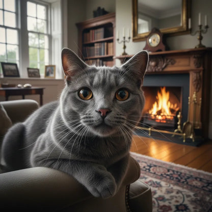 Ritratto pets La Dama con Cappello | Incorniciamoci