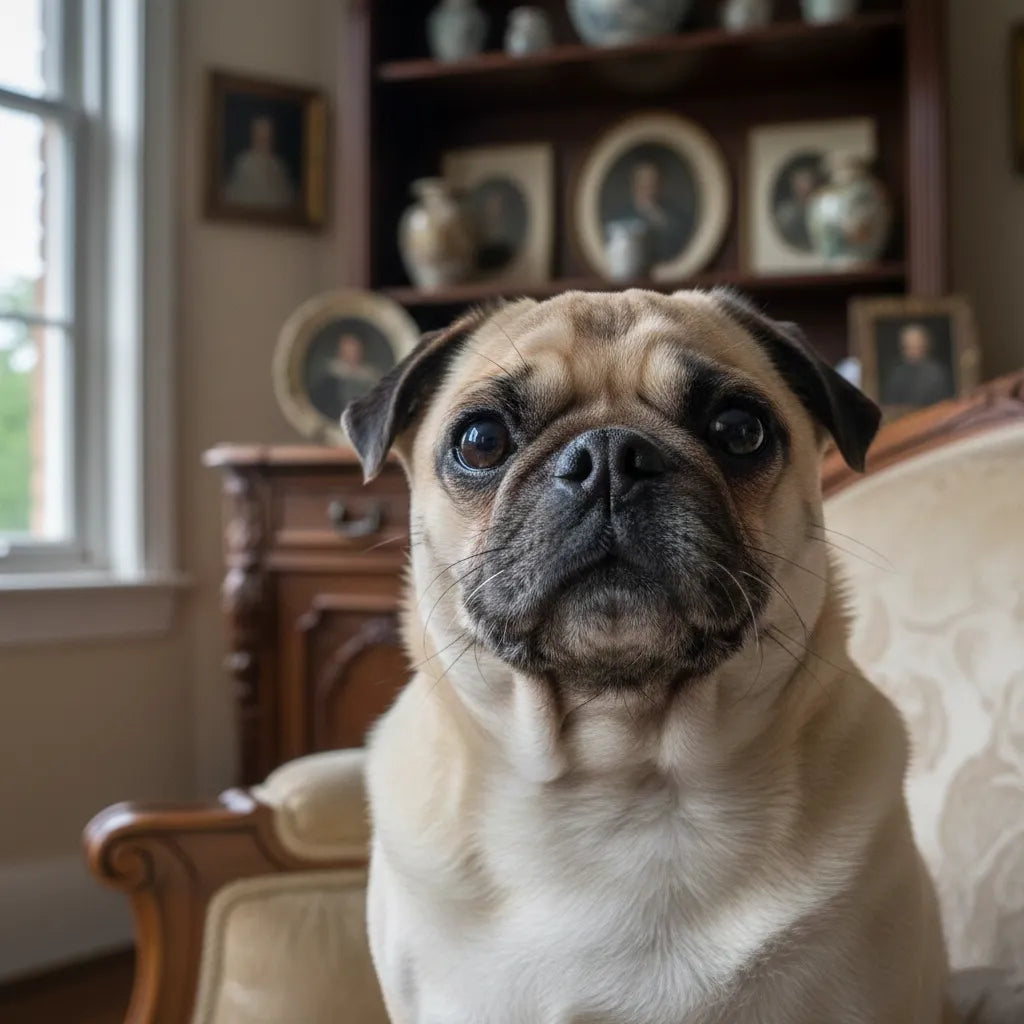 Ritratto pets Il Gentiluomo in Blu | Incorniciamoci