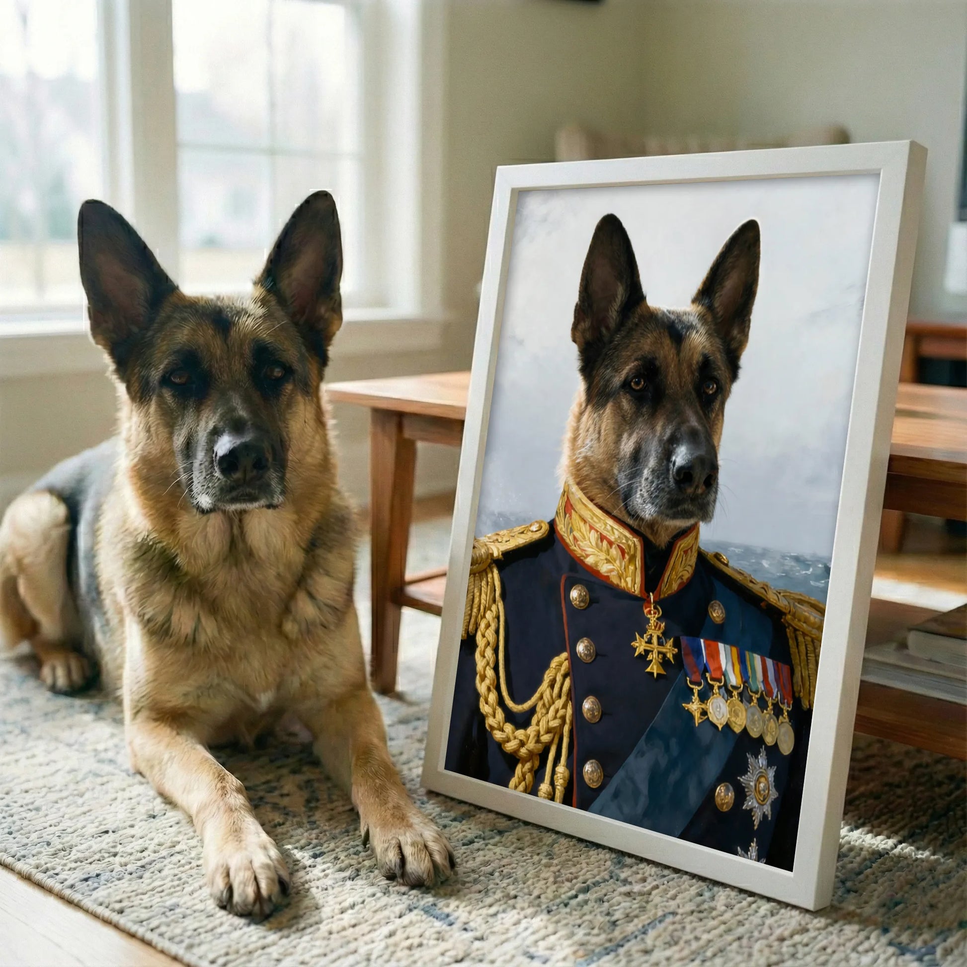 Ritratto pets L'Ammiraglio | Incorniciamoci