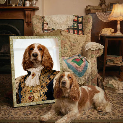 Ritratto pets Il Re | Incorniciamoci