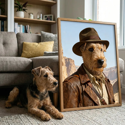 Ritratto pets L'Archeologo | Incorniciamoci