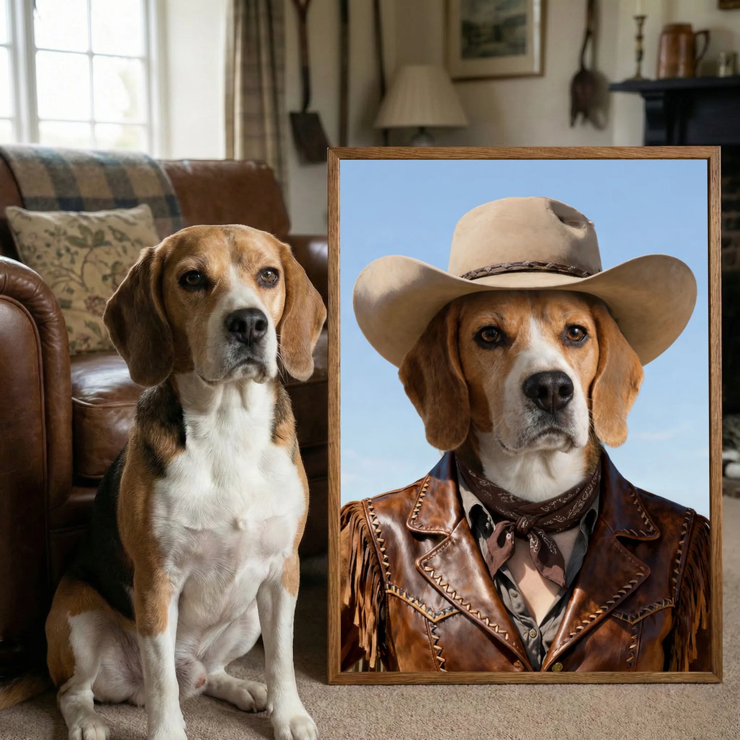 Ritratto pets Cow Girl | Incorniciamoci