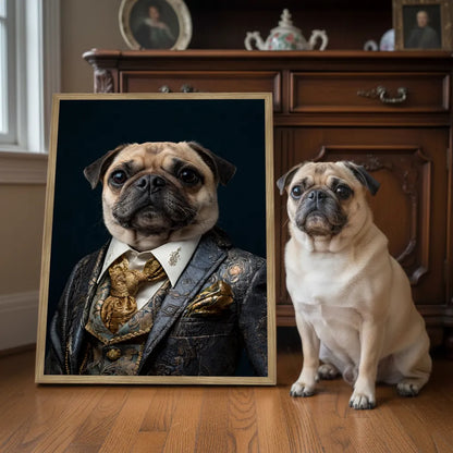 Ritratto pets Il Gentiluomo in Blu | Incorniciamoci