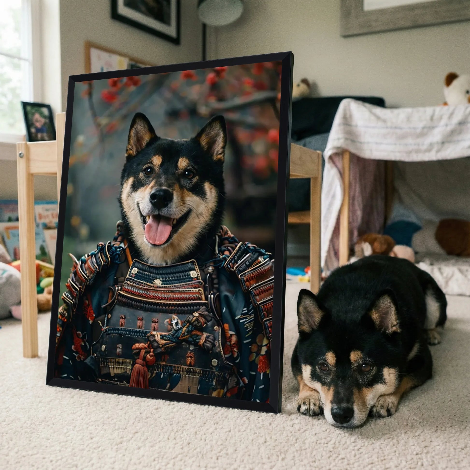 Ritratto pets Il Samurai | Incorniciamoci