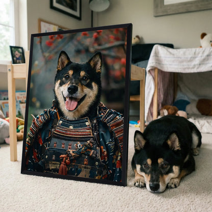 Ritratto pets Il Samurai | Incorniciamoci