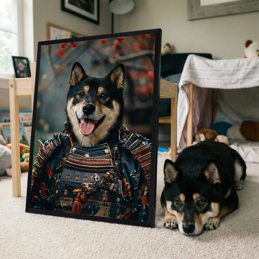 Ritratto pets Il Samurai | Incorniciamoci