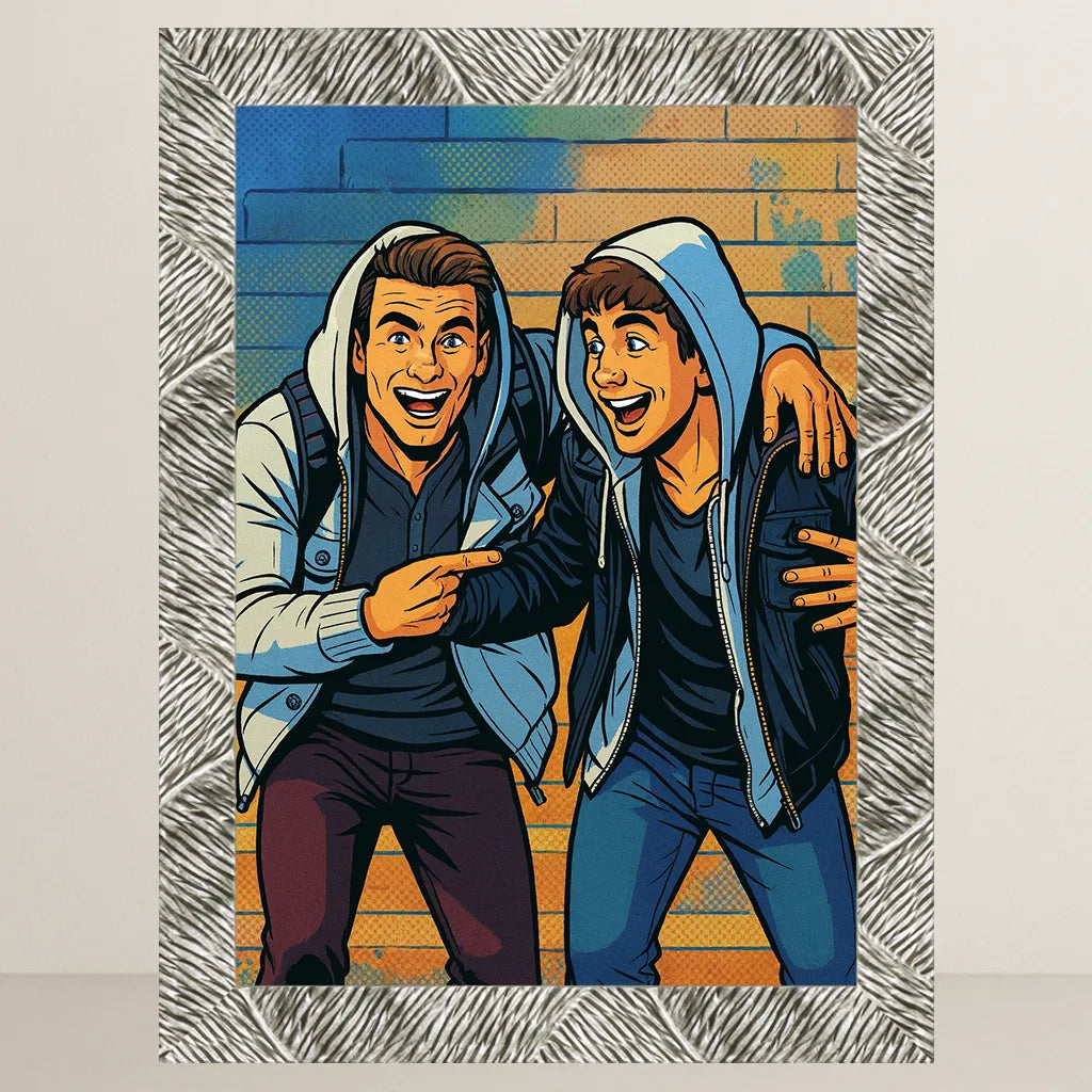 Ritratto personalizzato stile Fumetto americano | Incorniciamoci