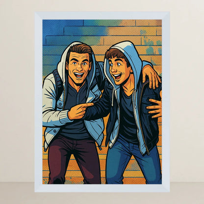 Ritratto personalizzato stile Fumetto americano | Incorniciamoci