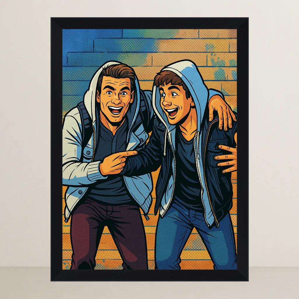 Ritratto personalizzato stile Fumetto americano | Incorniciamoci