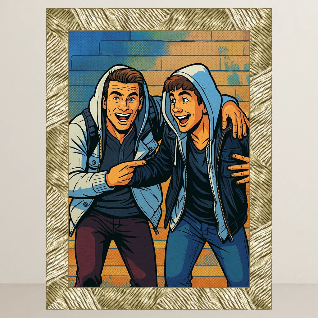 Ritratto personalizzato stile Fumetto americano | Incorniciamoci