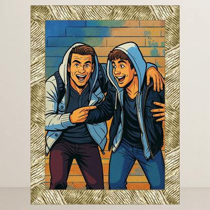 Ritratto personalizzato stile Fumetto americano | Incorniciamoci