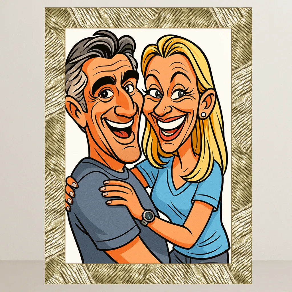 Ritratto personalizzato stile Caricatura | Incorniciamoci