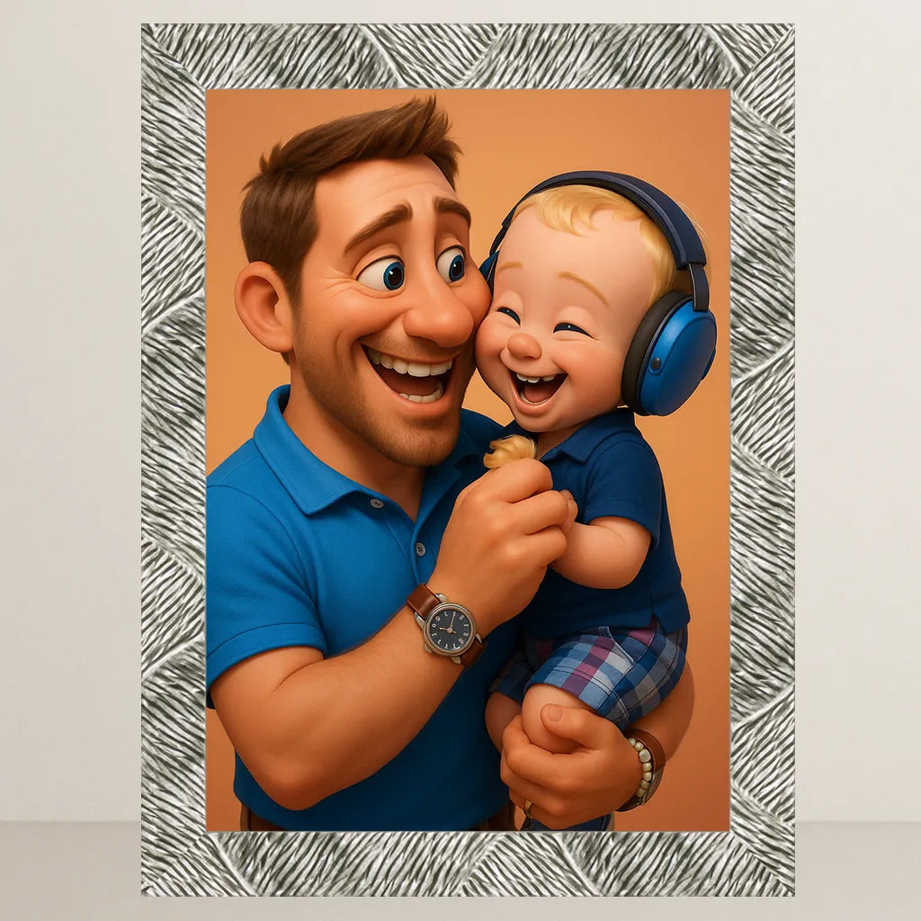 Ritratto personalizzato stile Cartoon 3D | Incorniciamoci