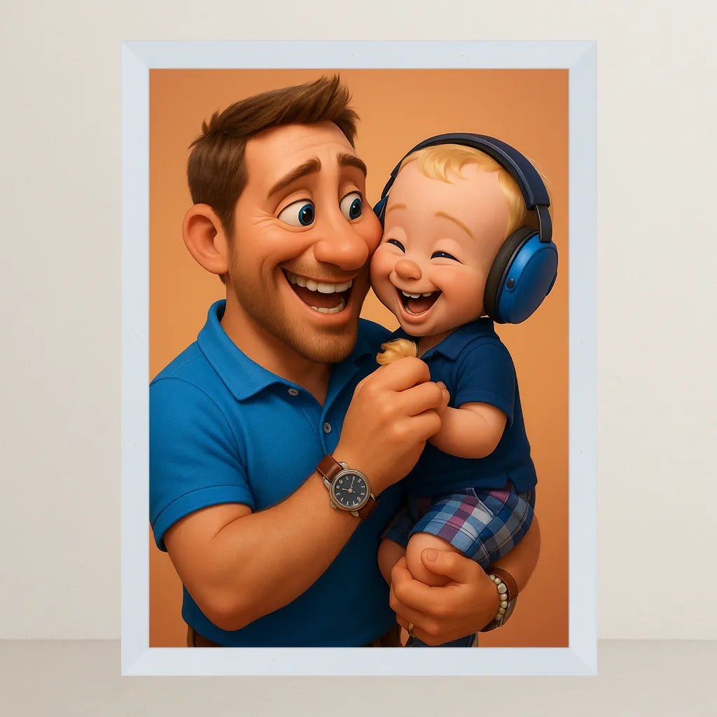 Ritratto personalizzato stile Cartoon 3D | Incorniciamoci