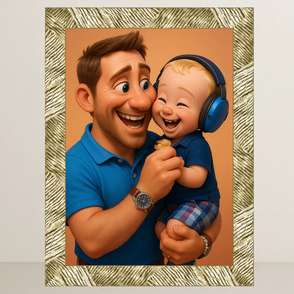 Ritratto personalizzato stile Cartoon 3D | Incorniciamoci