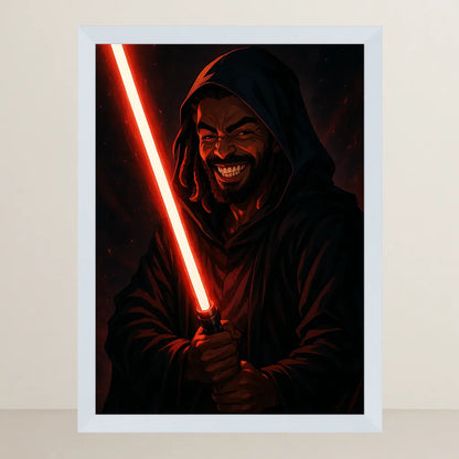 Ritratto personalizzato stile Cavaliere Rosso | Incorniciamoci