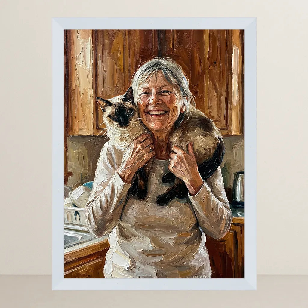 Ritratto personalizzato stile Dipinto a olio | Incorniciamoci