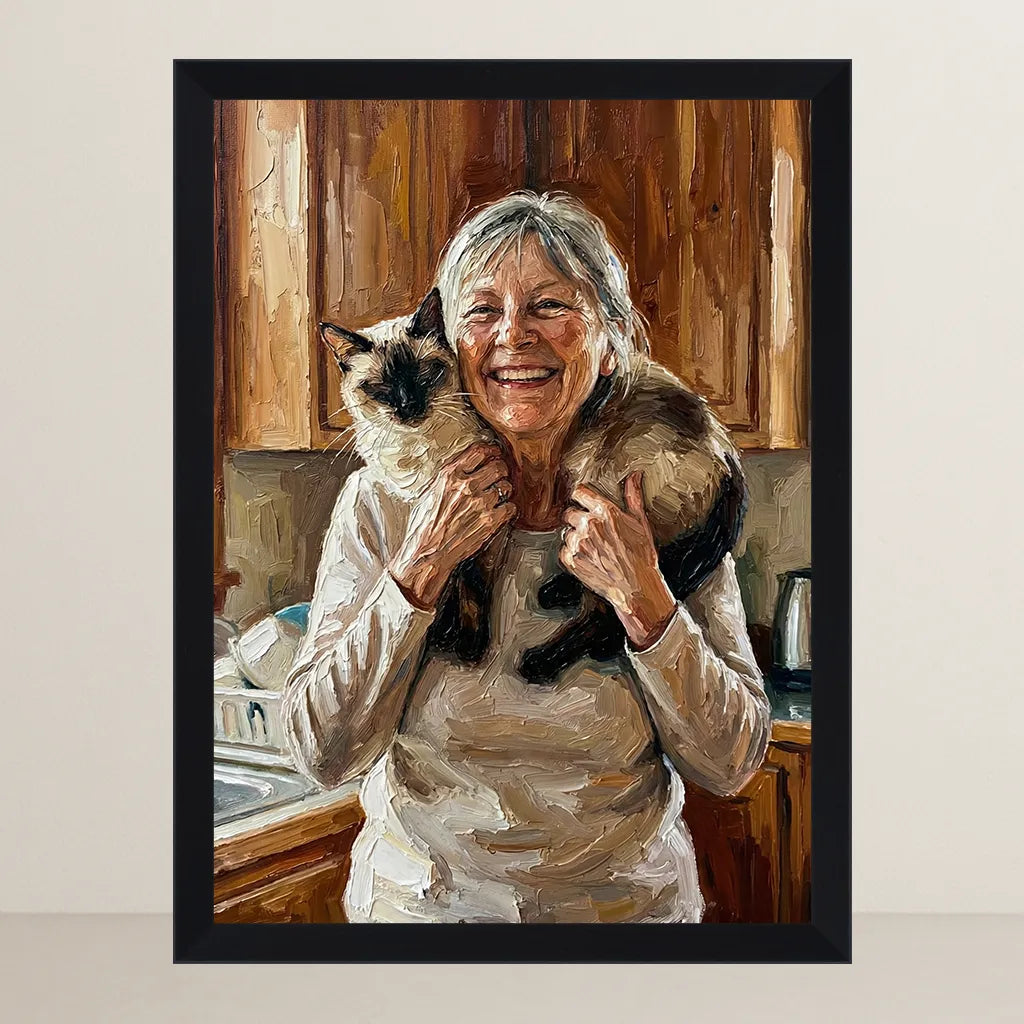 Ritratto personalizzato stile Dipinto a olio | Incorniciamoci