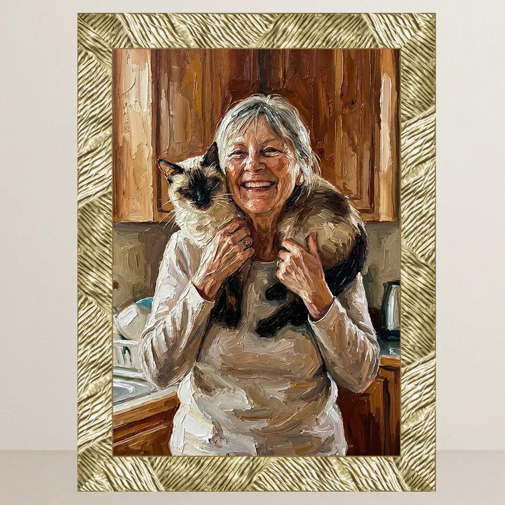 Ritratto personalizzato stile Dipinto a olio | Incorniciamoci