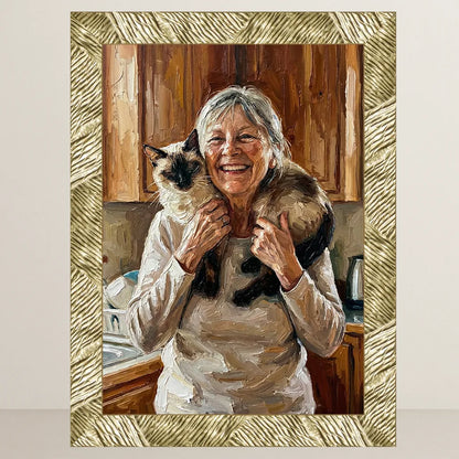 Ritratto personalizzato stile Dipinto a olio | Incorniciamoci