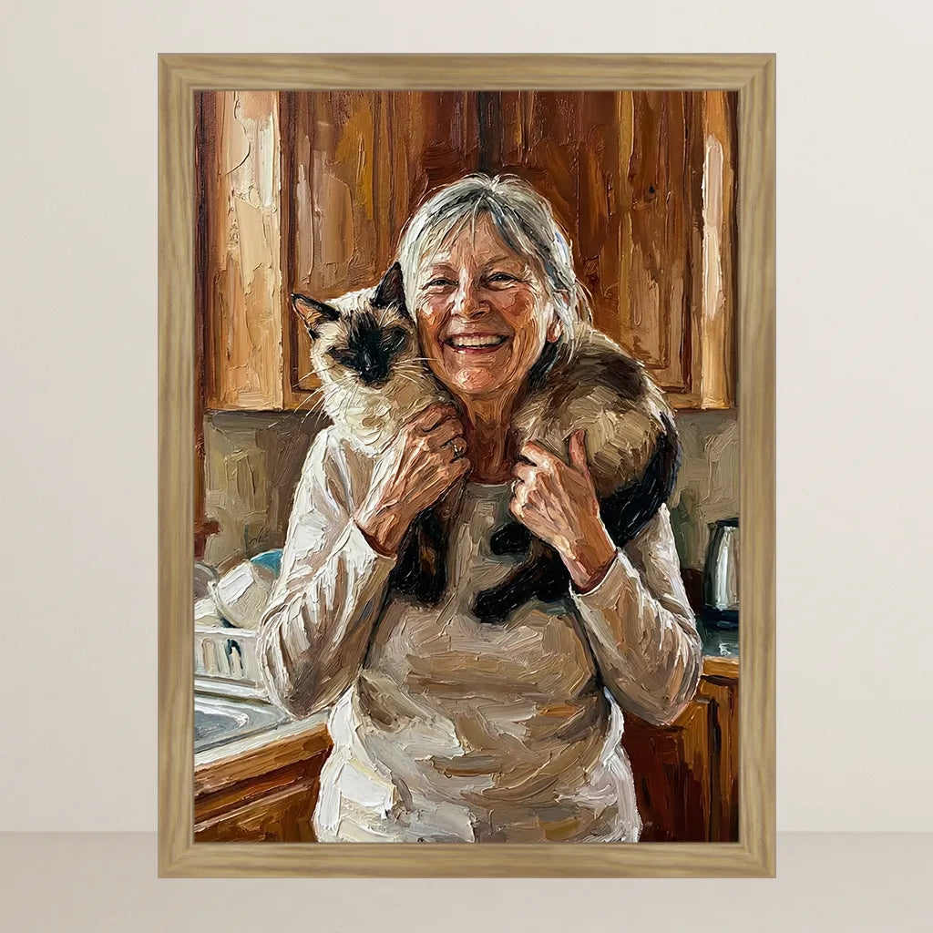 Ritratto personalizzato stile Dipinto a olio | Incorniciamoci