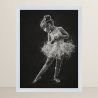 Ritratto personalizzato stile Gesso Noir | Incorniciamoci