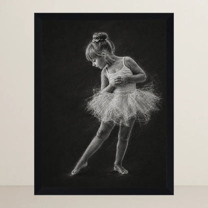 Ritratto personalizzato stile Gesso Noir | Incorniciamoci