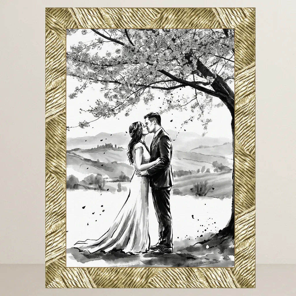 Ritratto personalizzato stile Inchiostro | Incorniciamoci