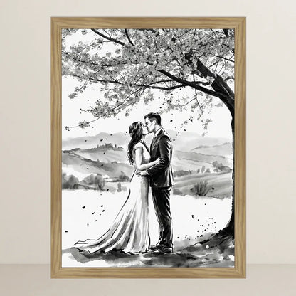 Ritratto personalizzato stile Inchiostro | Incorniciamoci