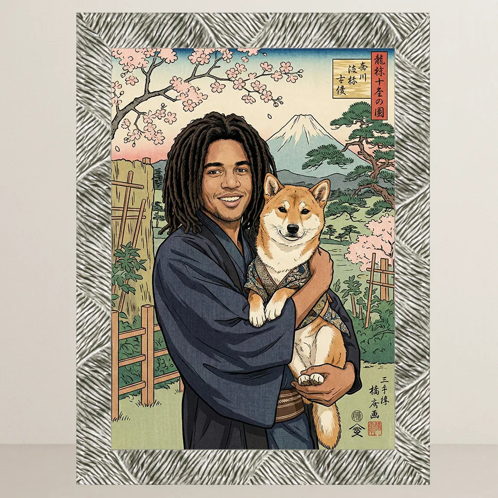 Ritratto personalizzato stile Japan | Incorniciamoci