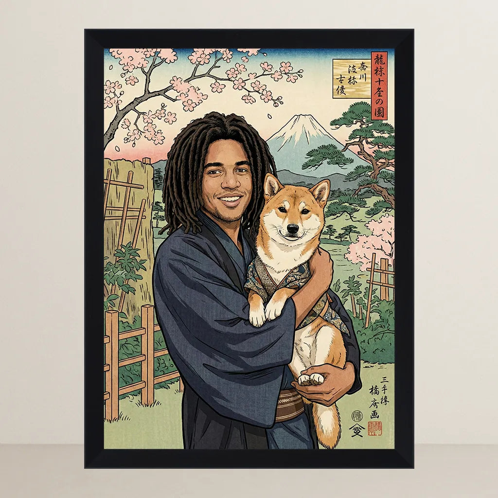 Ritratto personalizzato stile Japan | Incorniciamoci