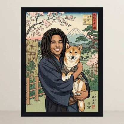 Ritratto personalizzato stile Japan | Incorniciamoci