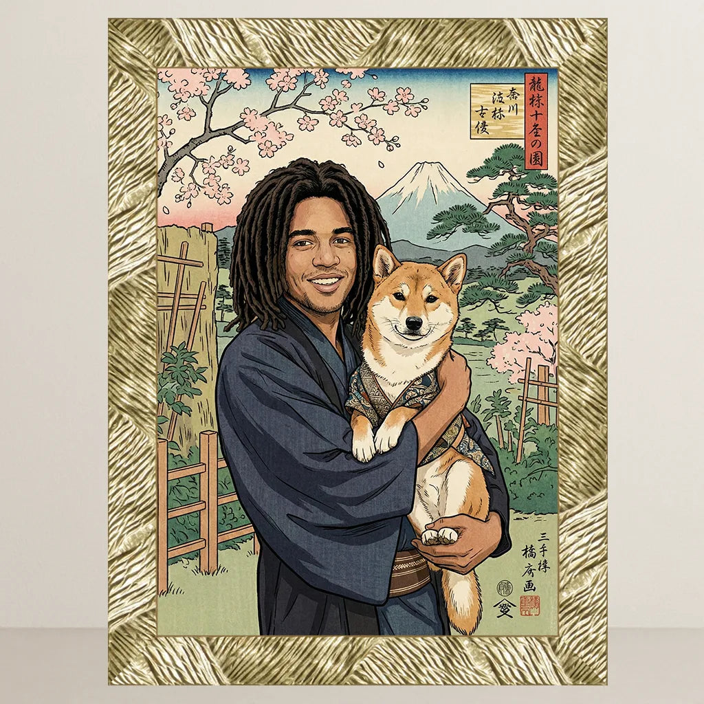 Ritratto personalizzato stile Japan | Incorniciamoci