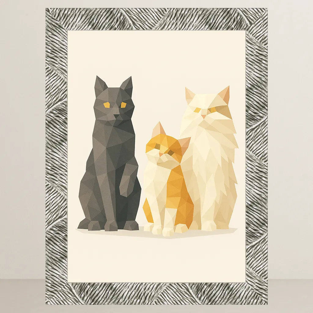 Ritratto personalizzato stile Low Poly | Incorniciamoci