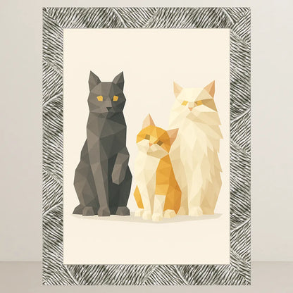 Ritratto personalizzato stile Low Poly | Incorniciamoci