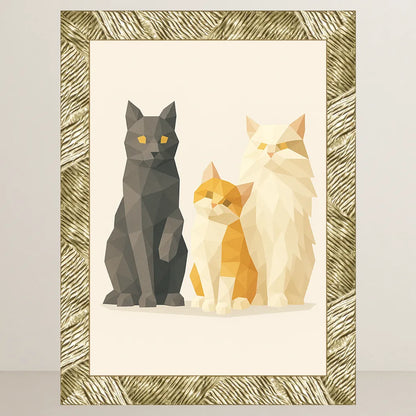 Ritratto personalizzato stile Low Poly | Incorniciamoci