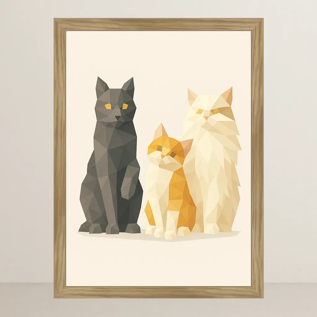 Ritratto personalizzato stile Low Poly | Incorniciamoci