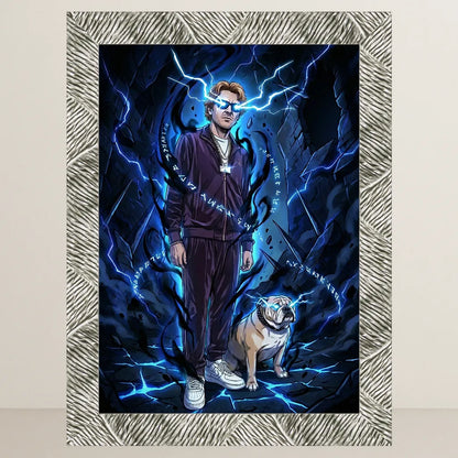 Ritratto personalizzato stile Manga Boss | Incorniciamoci