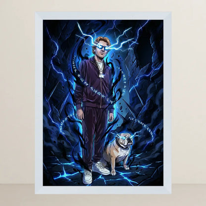 Ritratto personalizzato stile Manga Boss | Incorniciamoci