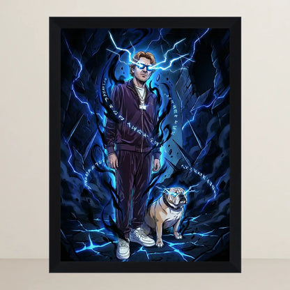 Ritratto personalizzato stile Manga Boss | Incorniciamoci