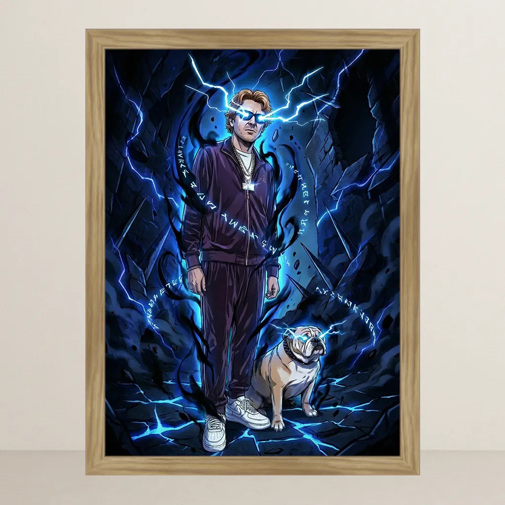 Ritratto personalizzato stile Manga Boss | Incorniciamoci