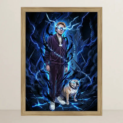 Ritratto personalizzato stile Manga Boss | Incorniciamoci