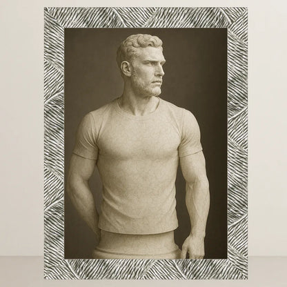 Ritratto personalizzato stile Statua di Marmo | Incorniciamoci