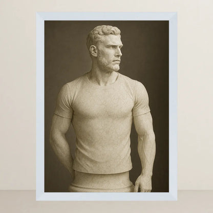 Ritratto personalizzato stile Statua di Marmo | Incorniciamoci