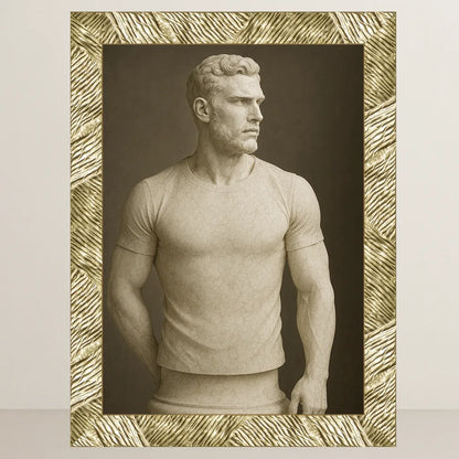 Ritratto personalizzato stile Statua di Marmo | Incorniciamoci