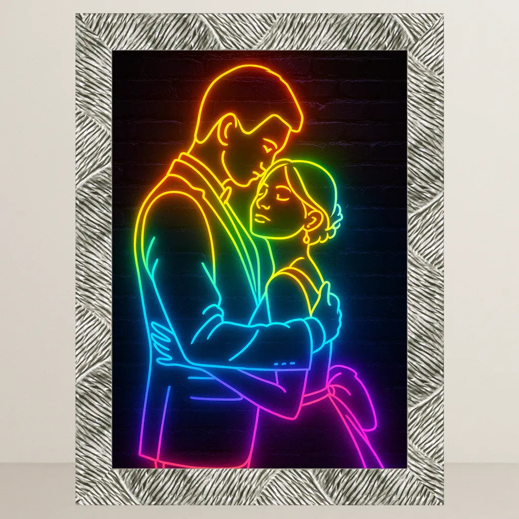 Ritratto personalizzato stile Neon | Incorniciamoci