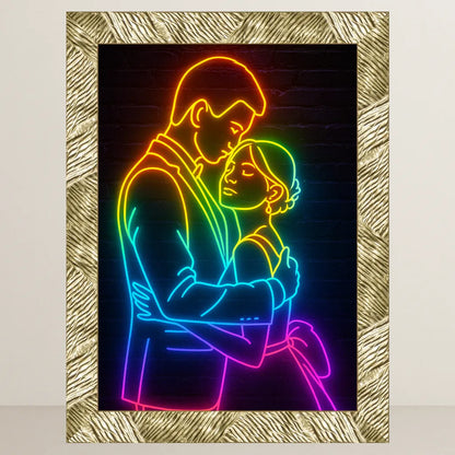 Ritratto personalizzato stile Neon | Incorniciamoci